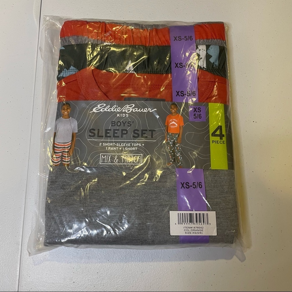 Eddie Bauer kids boys sleep set